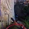 Inicio de la canal de las Damas visto desde arriba / Blog · Integral equipada de la cara Sur de Montserrat 