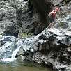 Al final encontramos zonas con agua / Ruta a pie Barranco de Masca 