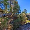 Vista atrás al inicio de la cornisa / Ruta a pie Los Callejones de las Majadas. Serranía de Cuenca 