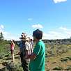 Junto a un típico guarda forestal / Ruta a pie Grand Teton National Park | Vuelta al lago Jenny 