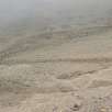 Tramo de arena de subida al templo -algo descompuesto- / Ruta a pie Visitando el Salitre, un templo inca olvidado 