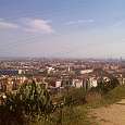 Vistas a Barcelona desde la cima de Trinitat Nova 