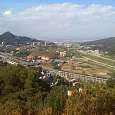Mirando al Besós vemos el puente de Vallbona por el que hemos cruzado las autopistas 