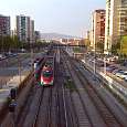 Sobre las vías del tren 