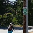 Seguimos los indicadores de la ruta 65 -North- en el interior de Presidio -parque que da acceso al Golden Gate Bridge- 