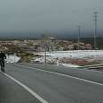 Día 2: Saliendo de la Puebla de Valverde nos sorprendió la nieve 