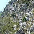 Segunda pared de la vía ferrata 