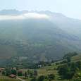 Vistas al frente con Socueva  a nuestros pies 