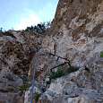 La subida sigue por un diedro también vertical 