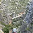 Bajamos por este pequeño barranco hasta el coche 