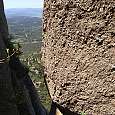 Vista del desplomado desde arriba 