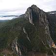 Vistas a los escarpados de la ermita de Santa Quitèria 
