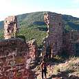 Otra vista de la parte noble del castillo 