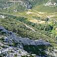 En esta cresta transcurre la ferrata de iniciación La Pichona 