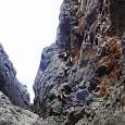 Inicio de la ferrata 