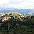 Vista atrás hacia la zona de la ferrata que queda en la parte oculta. Despunta a la izquierda la Castellassa 