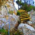 Escalera de madera al Pas dels Escarrissons - Ampliación 2015- (© Jesus Matheu) 