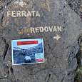 Final de la vía ferrata K2 -desvío al camino de retorno y continuación a sector K5- 