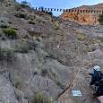 Inicio del tramo K2 de la vía ferrata 