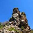 El inicio de la vía ferrata es lo más exigente 