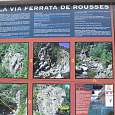 Croquis de la vía ferrata de Rousses 
