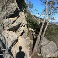 Segundo inicio de la vía ferrata- más vertical- 
