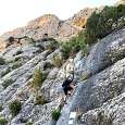 Entrada de la vía ferrata -tramo familiar K1/K2- 