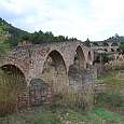 El pont Vell y al fondo el puente de los FGC y el de la carretera C-55 que cruzaremos por debajo 