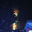 2. Por la noche coincidimos con la fiesta mayor de Cabanaconde y sus espectaculares fuegos artificiales 
