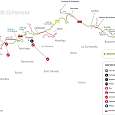 Croquis de la ruta 