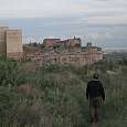 La parte trasera del castillo está en proceso de restauración 
