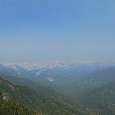 Vista desde el Moro Rock hacia las cumbres del Great Western Divide 