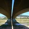 Puente de la autopista / Ruta en Bici Collserola y el Delta del Llobregat 