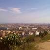 Vistas a Barcelona desde la cima de Trinitat Nova / Ruta en Bici Ronda Verda de Barcelona. Vuelta completa 