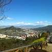Vistas a Montcada i Reixac desde el inicio de la carretera de les Aigües / Ruta en Bici La carretera de les Aigües desde Torre Baró a Sant Pere Màrtir 