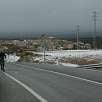 Día 2: Saliendo de la Puebla de Valverde nos sorprendió la nieve / Ruta en Bici Vía verde Ojos Negros 