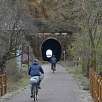 Día 2: Túnel no iluminado a las afueras de Sarrión / Ruta en Bici Vía verde Ojos Negros 