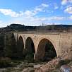 Último puente antes de llegar a Alcañiz cruza el río Guadalope / Ruta en Bici Vía Verde de la Val de Zafán 