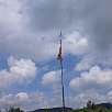 Bandera en la cima del Castell de Bócs / Castell de Bócs 