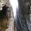 Vista del tramo de cadenas opcional del tramo dos / Cueva Horá | Loja 