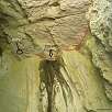 Último tramo equipado visto desde abajo (© Montes para todos) / Cueva San Climén 