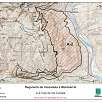 Plano de la zona afectada por la regulación del Patronato ©Patronat de la Muntanya de Montserrat / Ruta Fuensanta 