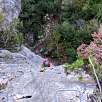 Zona desplomada de salida del tramo K2 / Roca Narieda 