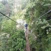 Una pasarela de 30 metros es el final de la vía ferrata / Rousses 
