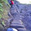 A duras penas nos cabe el pie en algunos escalones / Wayna Picchu (Huayna Picchu) 