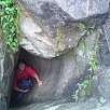 Un tramo del camino discurre por el interior de una cueva / Wayna Picchu (Huayna Picchu) 