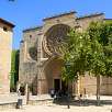 Entrada al Monasterio de Sant Cugat / Ruta a pie De Barcelona a Sant Cugat por el camino de Santiago 