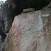 Pinturas rupestres en el camino / Ruta a pie Catarata Gocta 
