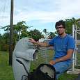 Posando con un Manatí... 
