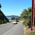 Descendiendo por carretera hacia Sausalito 